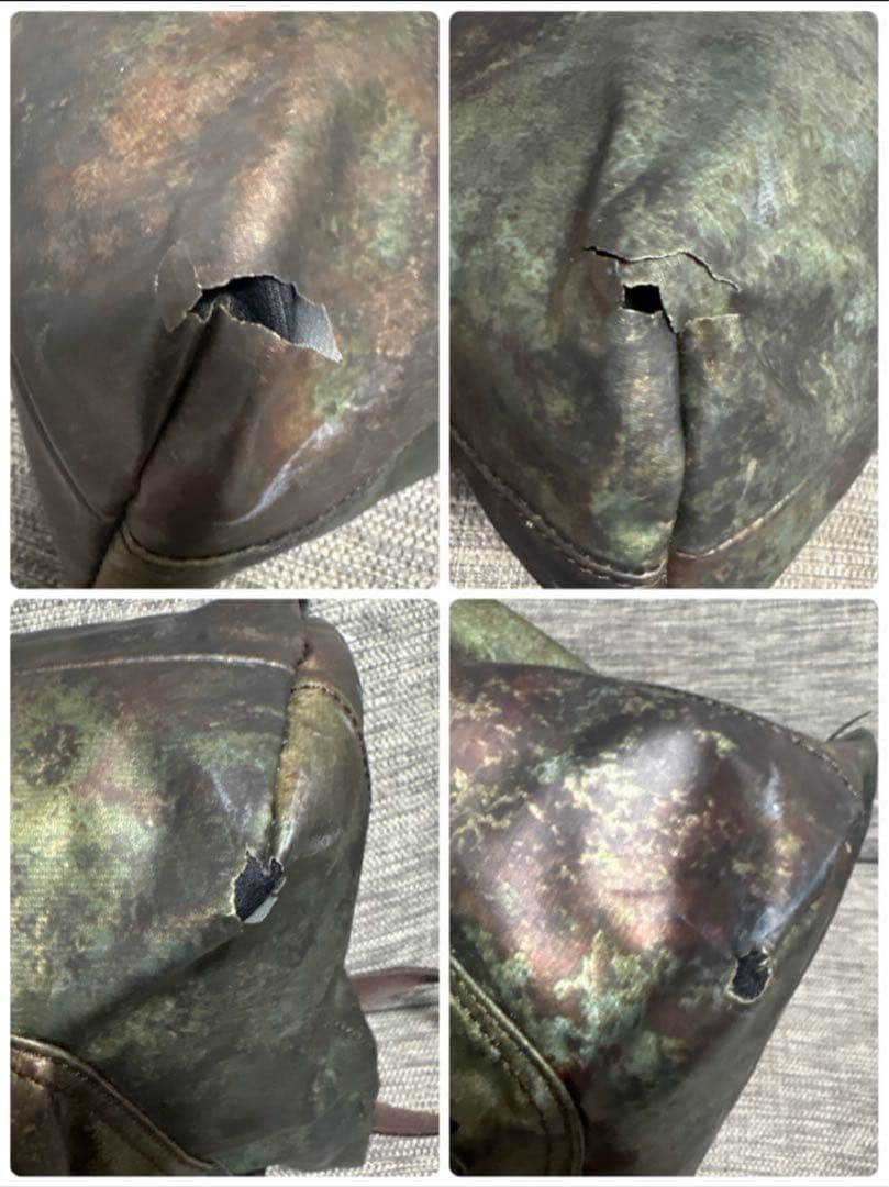 【廃盤レア】ジャンポールゴルチェ Vサイバー 玉虫 バッグ 3点セット