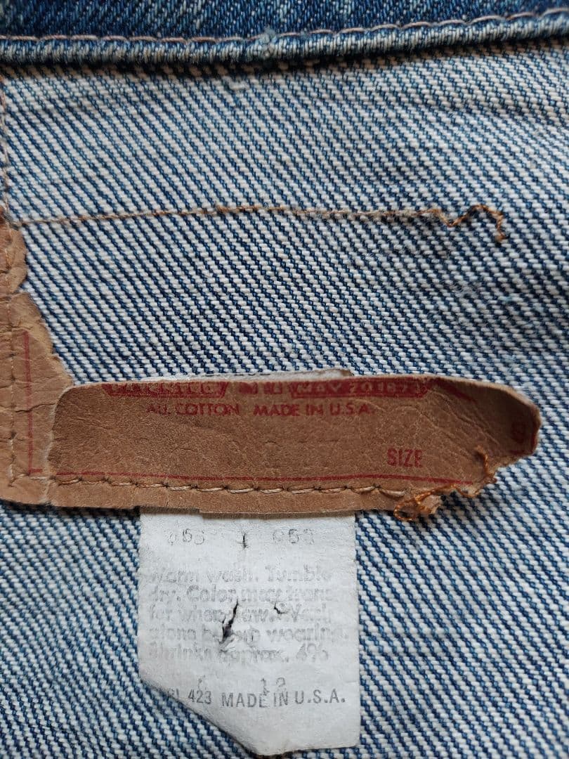 70s Levi's ☆USA製 ☆ボタン刻印52 ☆ダメージ少なめ