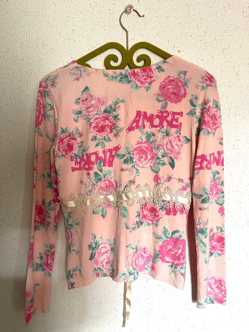 アンナモリナーリ　Ｂl u mar i ne ピンクカーディガン