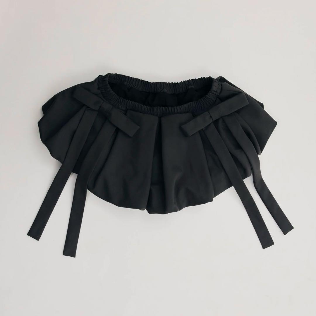 トリートユアセルフ Treaturself リボンバルーンミニスカート