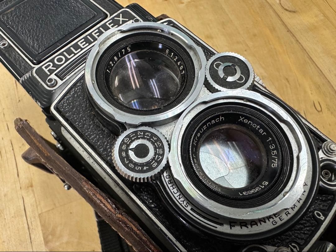 Rolleiflex 二眼レフカメラ Xenotar 1:3.5/75 ケース付
