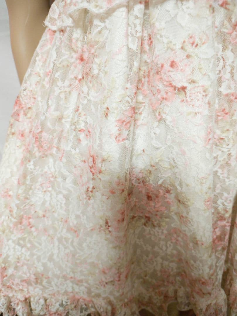 希少　リズリサ　レースフラワー　キャミソール　ワンピー　姫ロリ　00s　姫ギャル