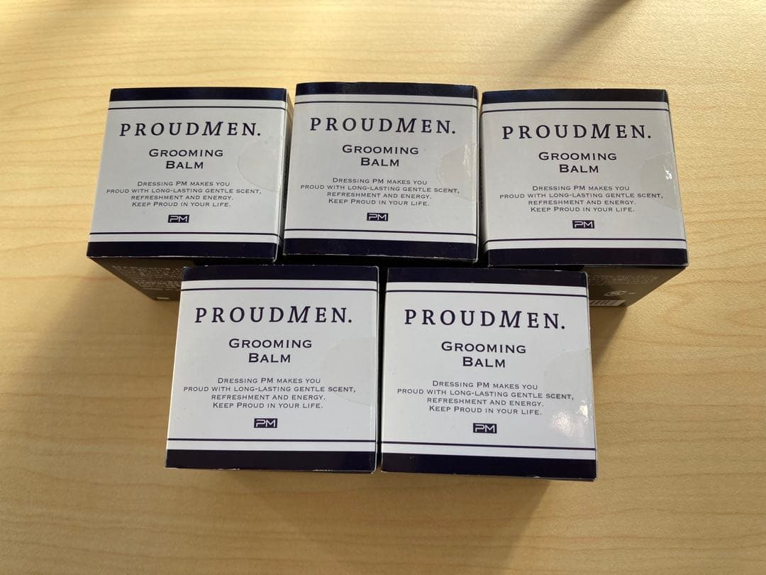 プラウドメン グルーミングバーム 40g 5個セット 新品未開封