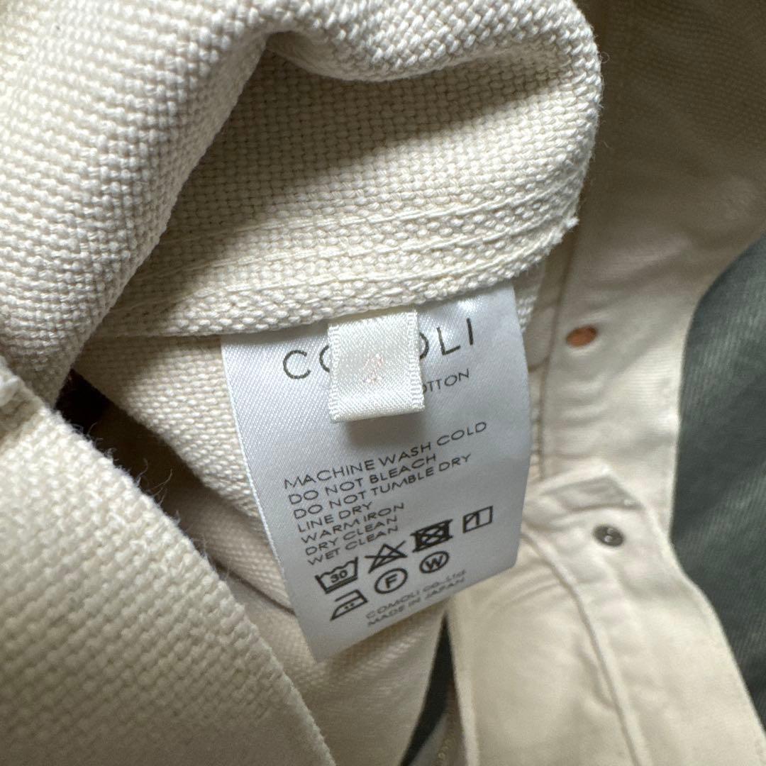 COMOLI コットンダックペインターパンツ ECRU サイズ2 24SS