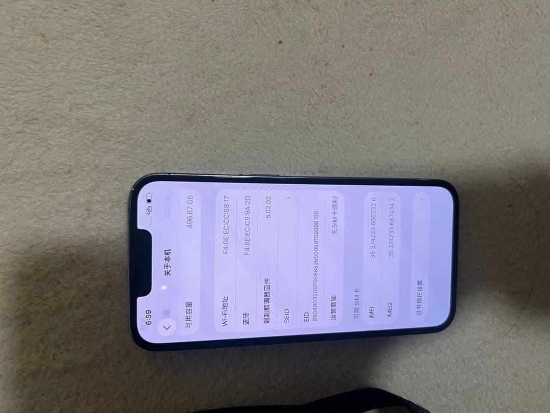 Apple iPhone 13 Pro グラファイト512Gsimフリー