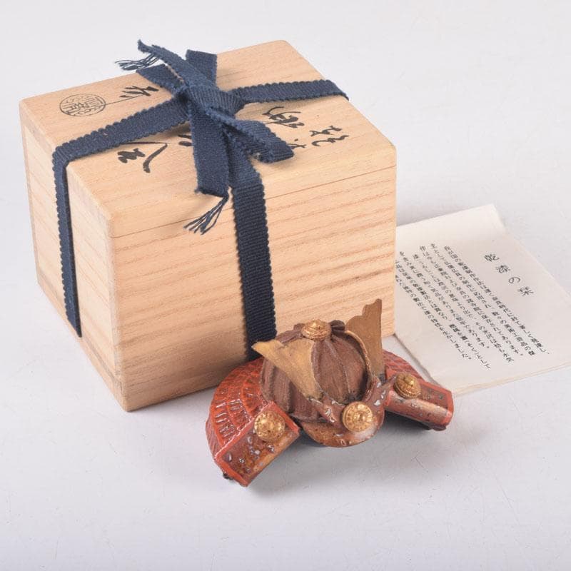 Thihany　茶道具　二代　中川正斉作　乾漆　兜香合　共箱　V　8374