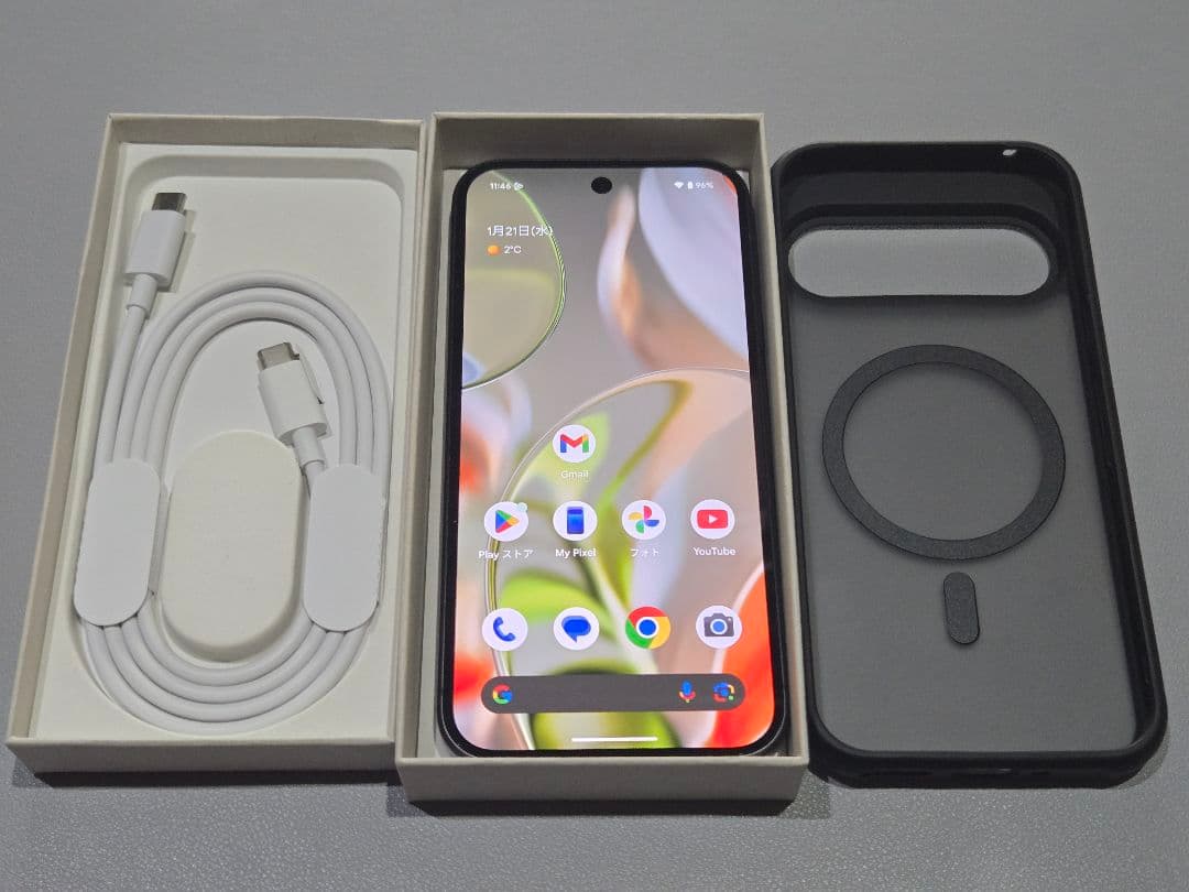 【超美品】Google Pixel 9 128GB ブラック サイクル回数12回