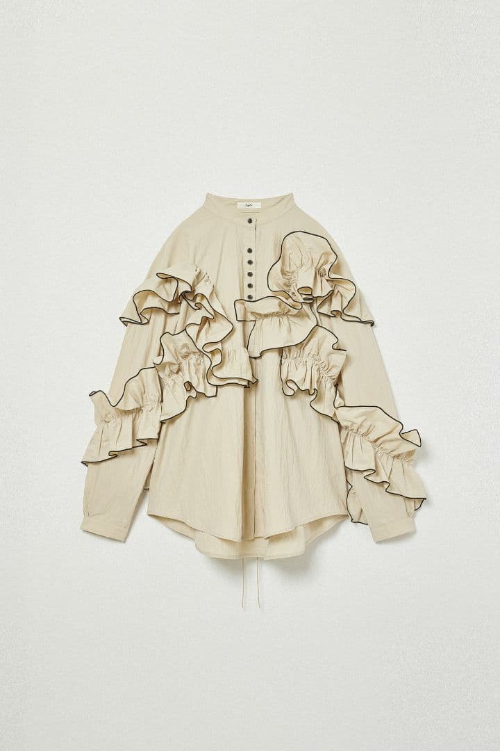 年末セール Eaphi FEELING FRILLS BLOUSE