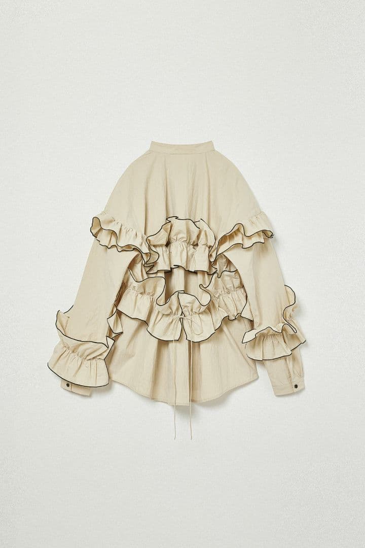 年末セール Eaphi FEELING FRILLS BLOUSE