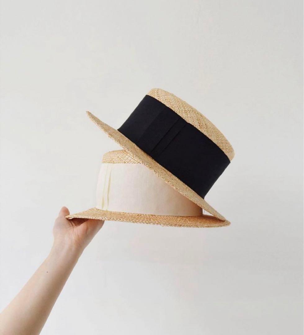 poisE 麦わら帽子 ポイズエ　ポイゼ 黒