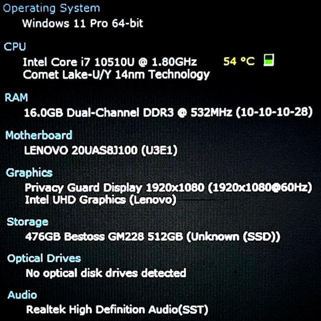 2021年製 ThinkPad X1 Carbon/タッチパネル/覗き見防止機能