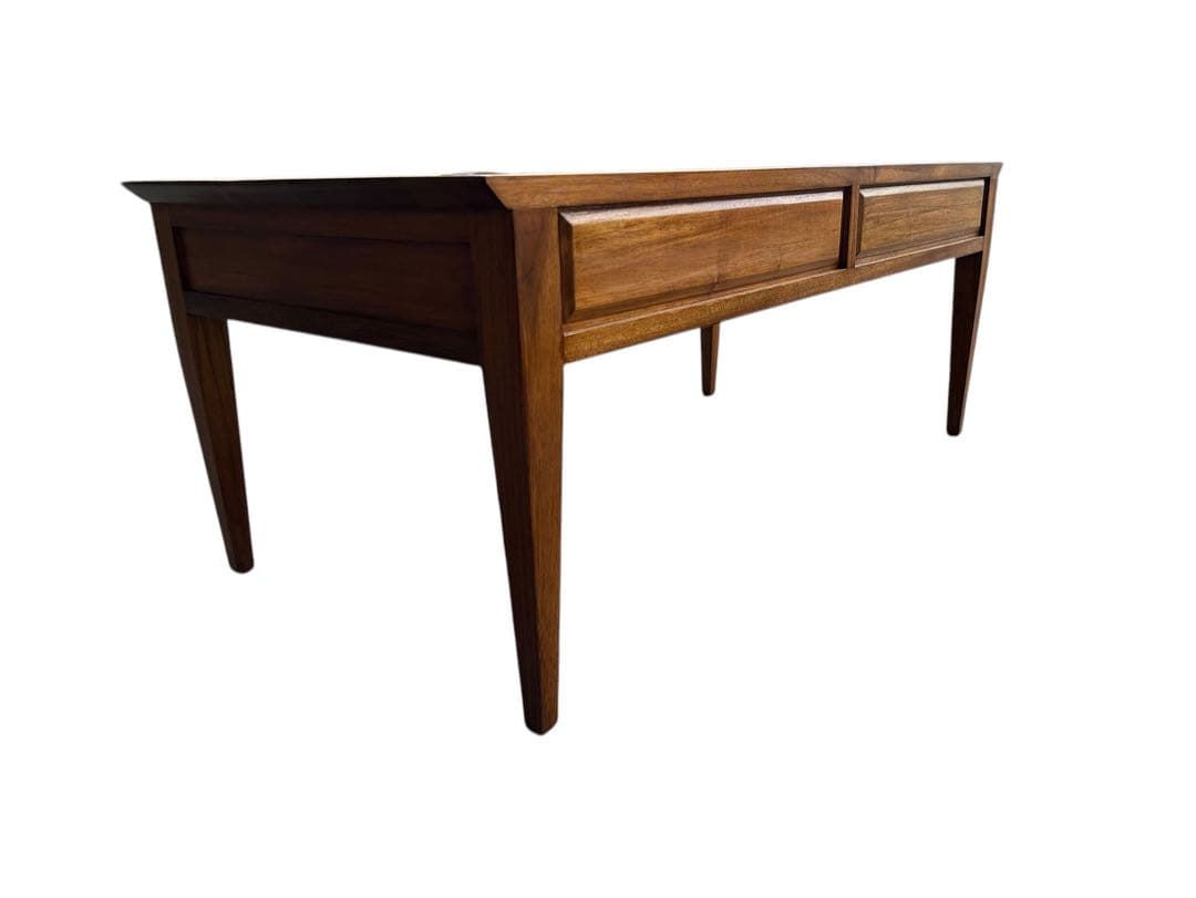 チークスタイリッシュデスク　ロータイプ　ローテーブル