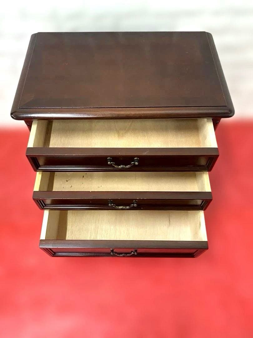 『Sri Tokai』 東海家具　3段　チェスト　猫脚　ロココ調　アンティーク