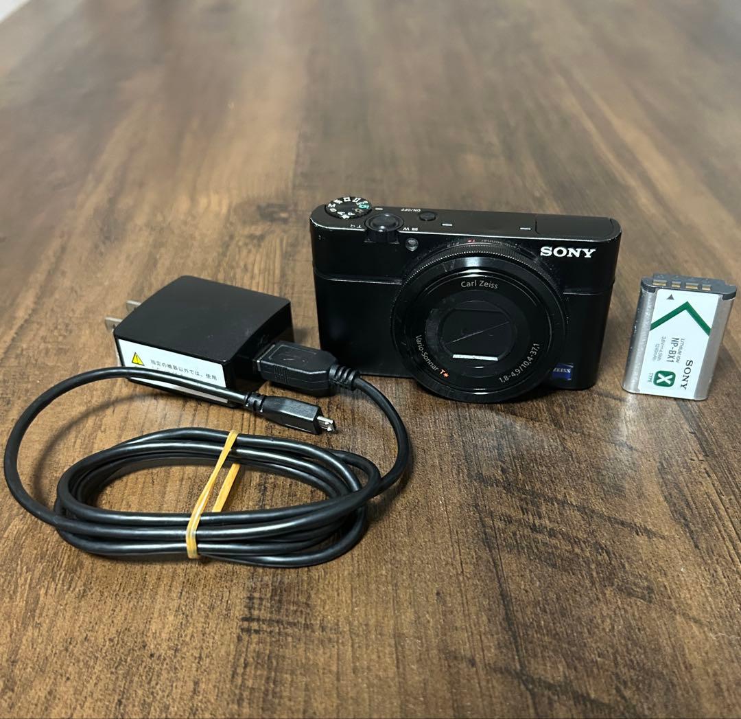 SONY ソニー DSC-RX100 バッテリー ACアダプター付 動作確認済