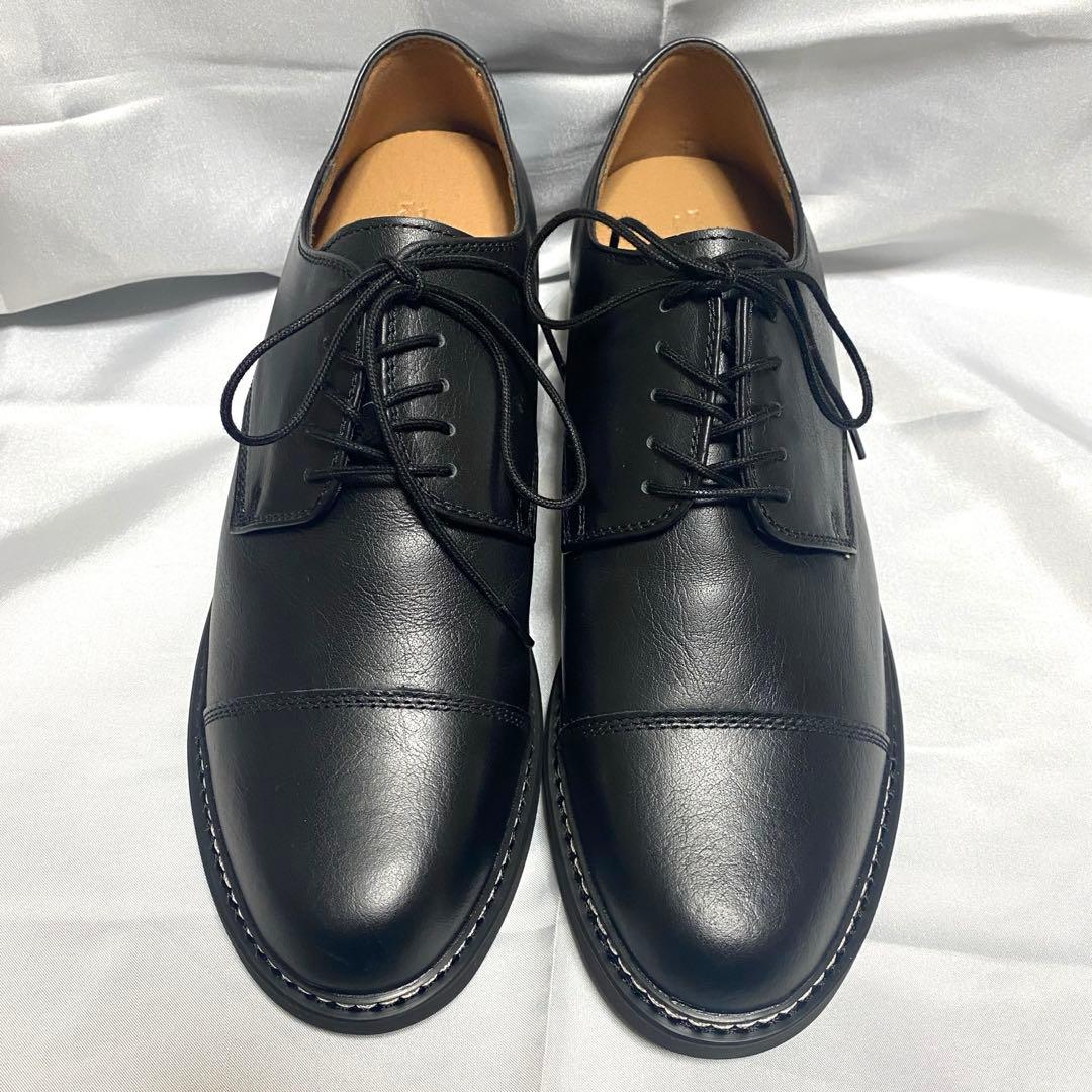 極美品 WYM 26.5 GENUINE LEATHER PLAIN DERBY