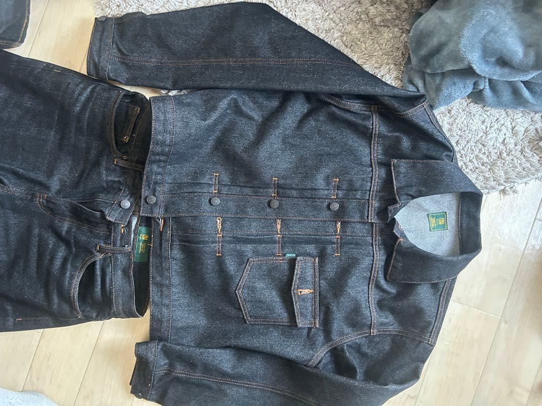 noen デニムジャケット・デニムセット m 黒