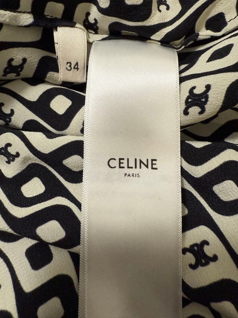 CELINE shirt シルクブラウス　サイズ34