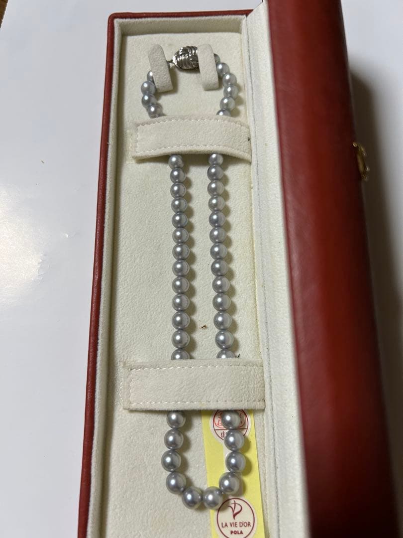 LA VIE D'OR パールネックレス 40cm