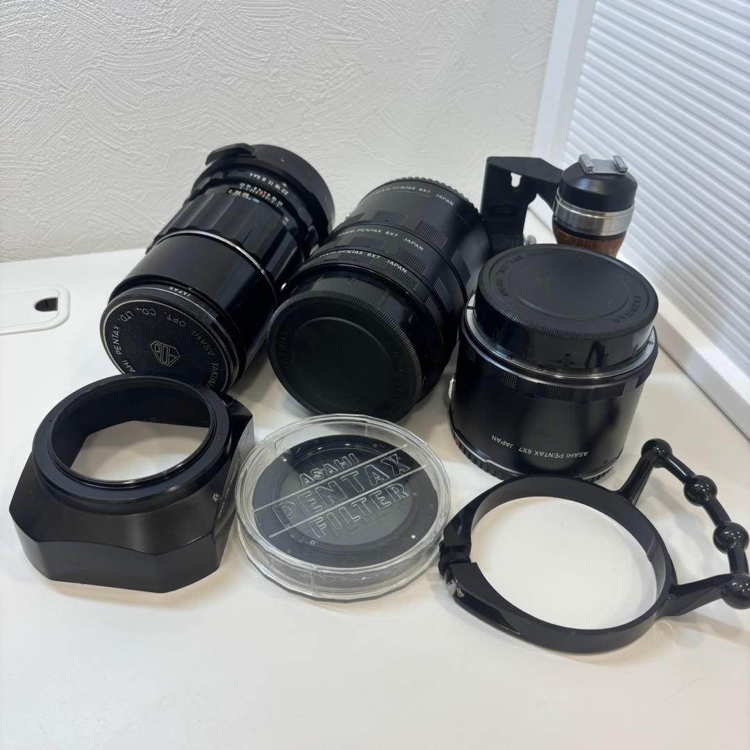 ASAHI PENTAX 6x7 中判フィルムカメラ バケペン