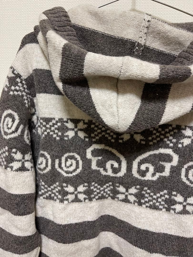 トップス HUG YOUR SKIN Angel wing pom-pom hooded