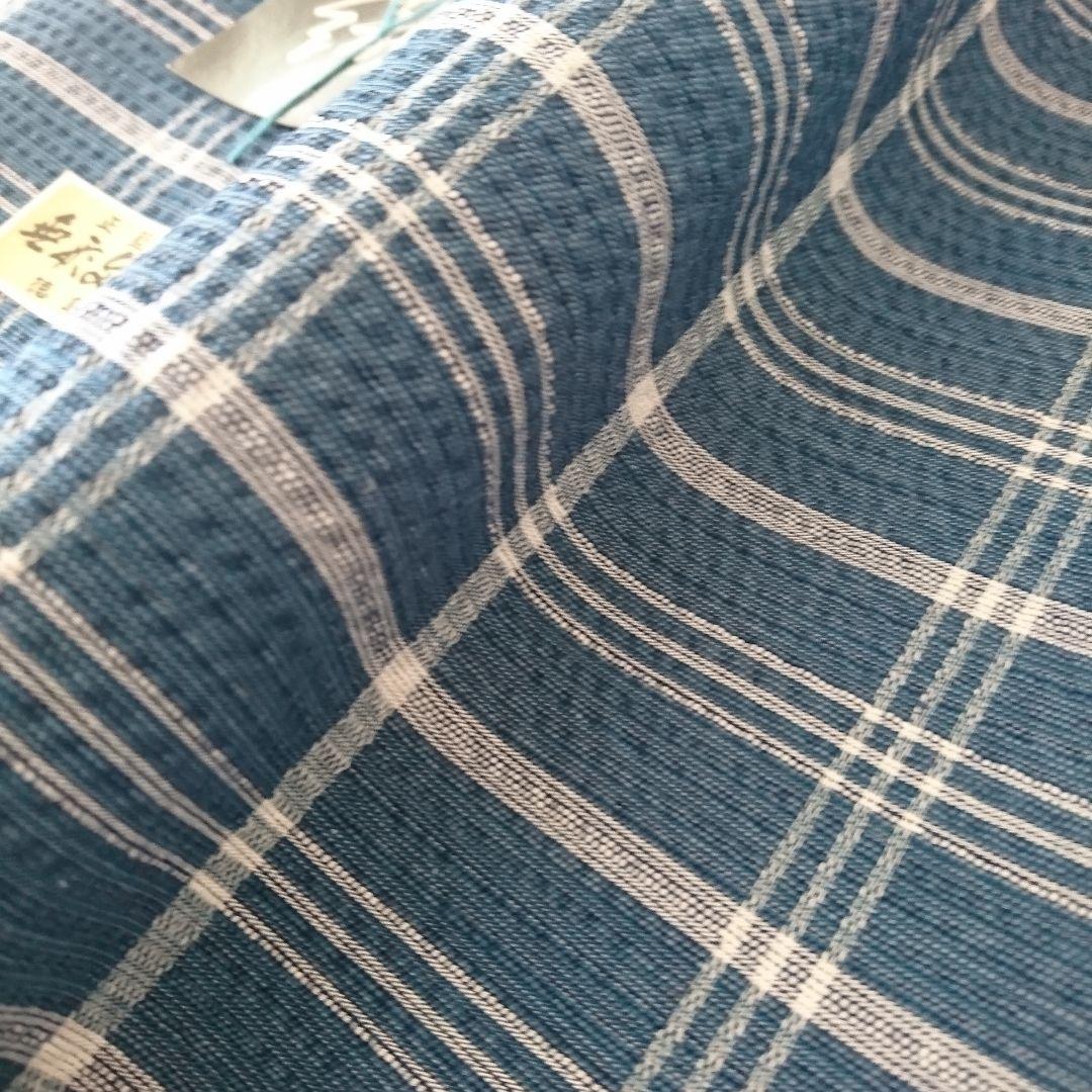 1498★しじら織 正藍染 徳島県 無形文化財 反物 3本おまとめ