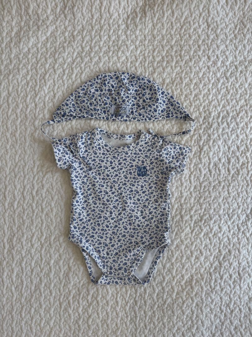 house on the hill ロンパース ボンネット セット