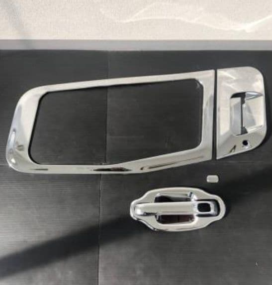三菱ふそう スーパーグレート メッキ ドアハンドルカバー 安全窓 ナビウィンドー