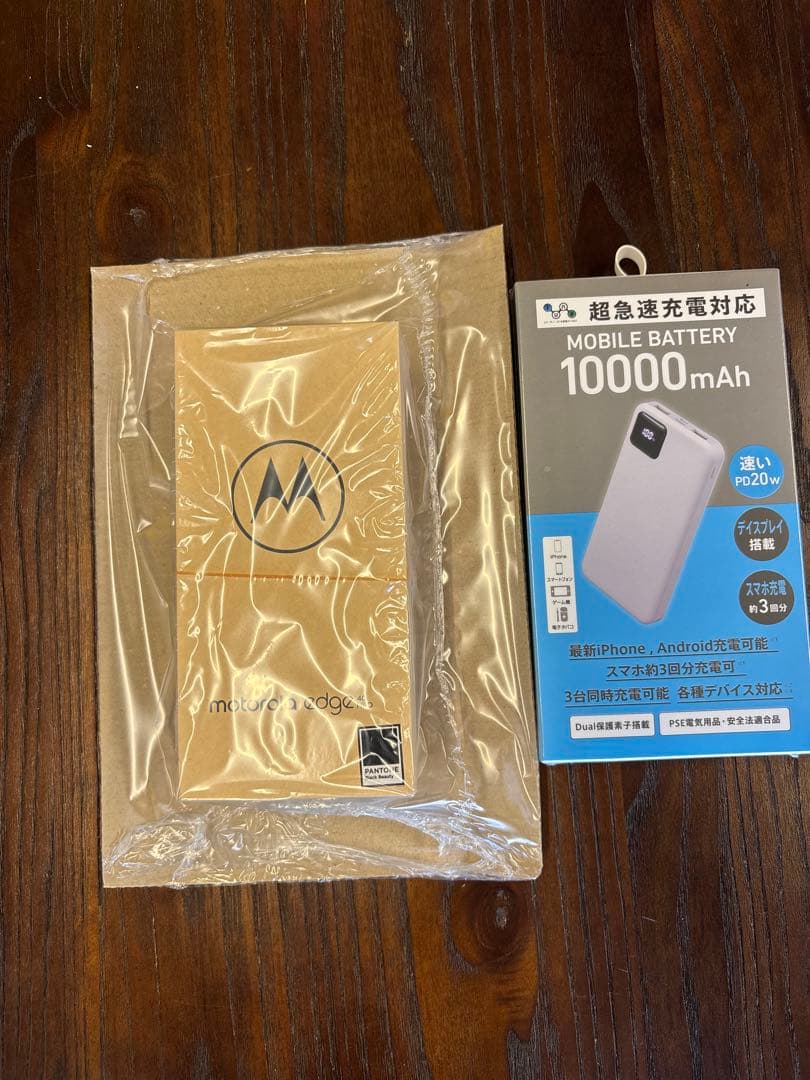 Motorola edge 40neo & モバイルバッテリー10000mAh
