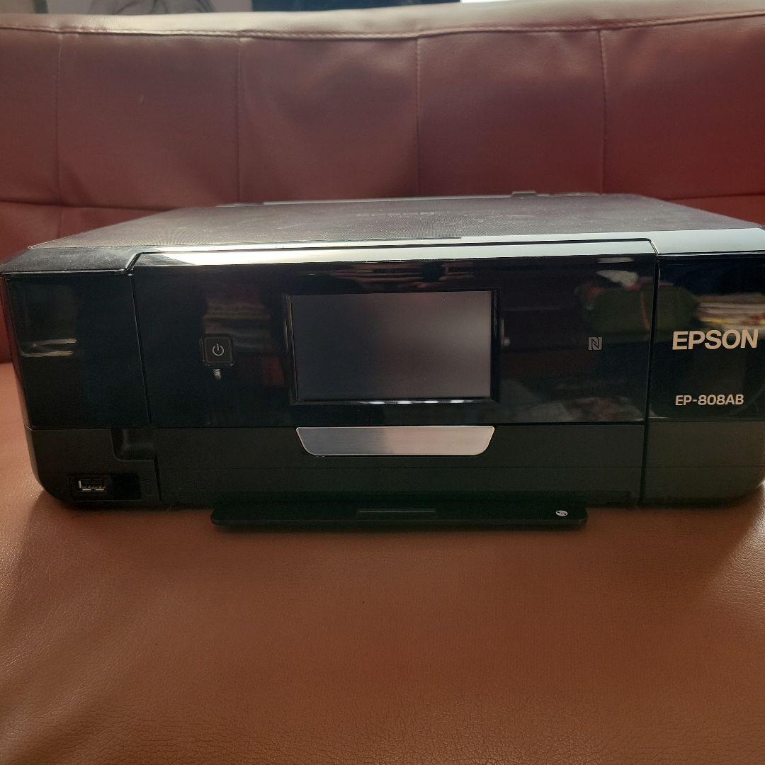 エプソン プリンターBP808BA 使用インク付き