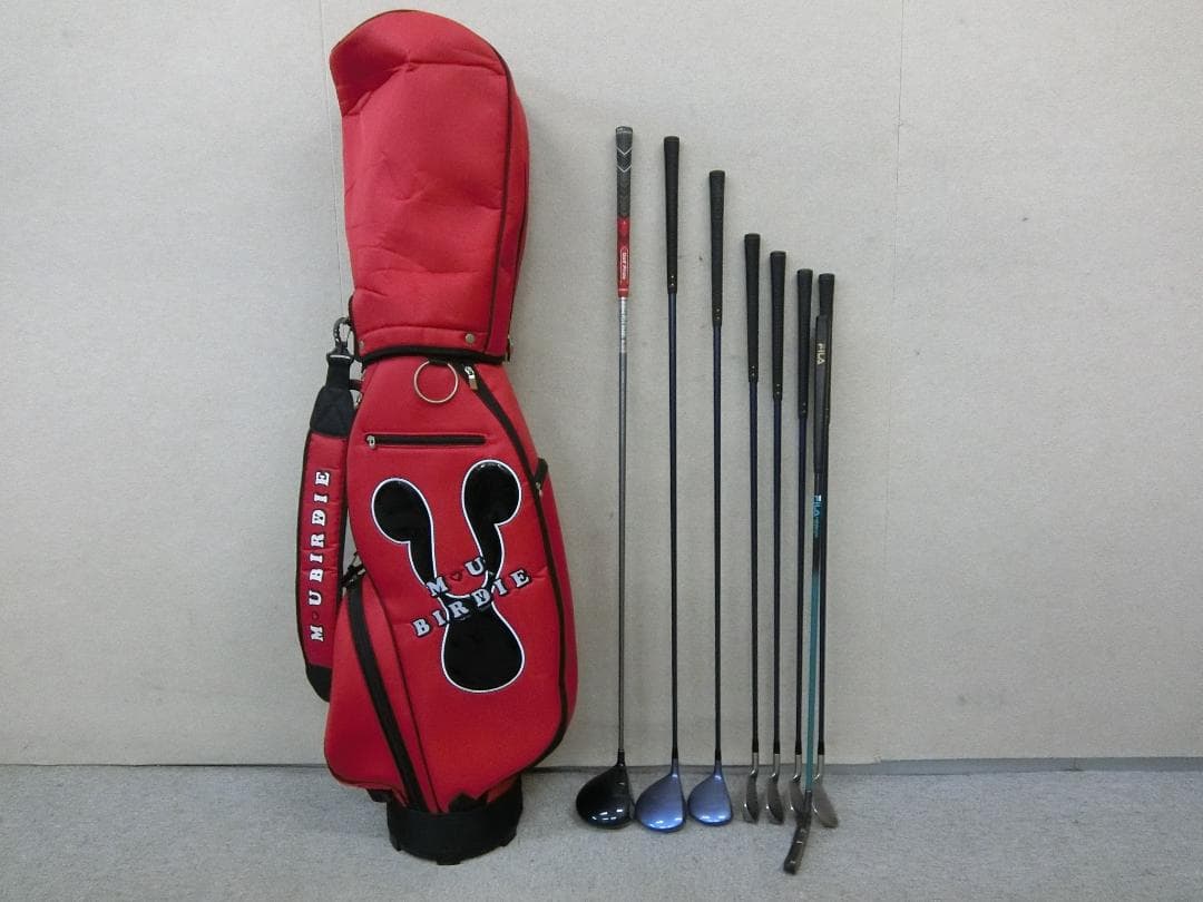 b687 初心者必見 ミズノ 等レディースゴルフクラブ８本セット※Ｄｒ２本入り