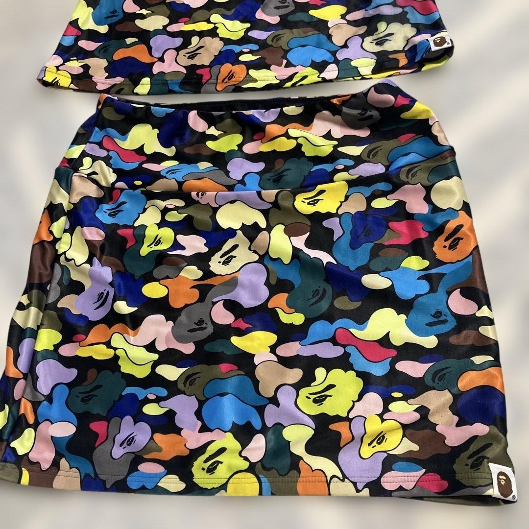 A Bathing Ape カラフルセパレート水着 M 新品　レディース