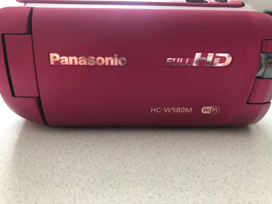 Panasonic HC-W580M ピンク色 ビデオカメラ