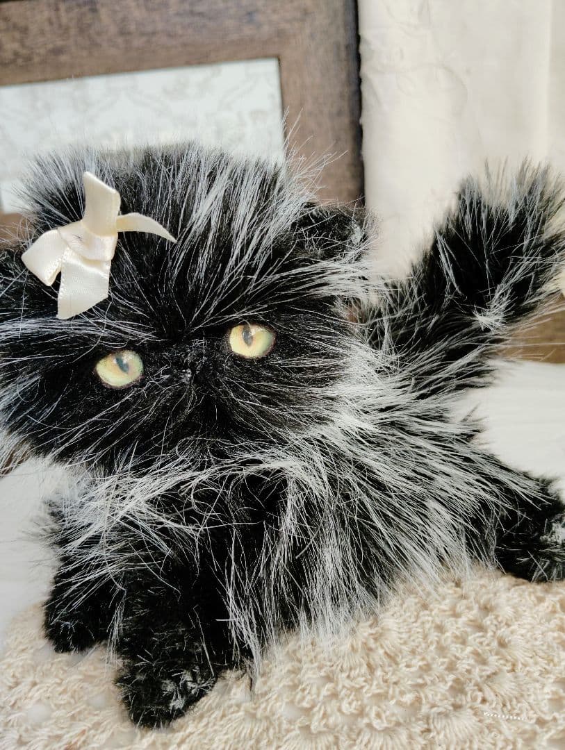 a様オーダー❤ユキヒョウ♡コウモリ♡子猫ちゃん♡アートドール♡ぬいぐるみ♡