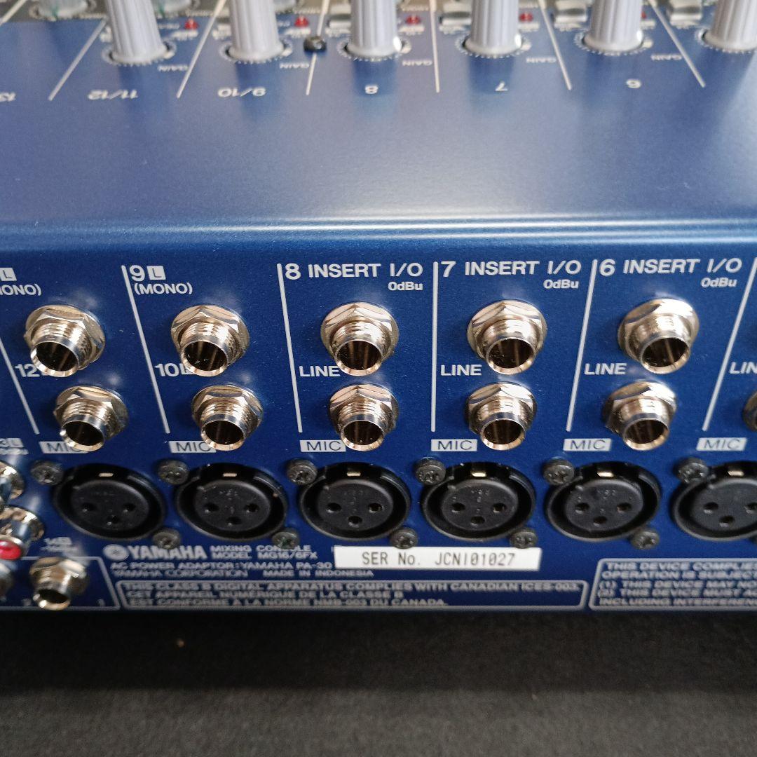 ヤマハ YAMAHA MG16/6fx 美品 ハードケース付き