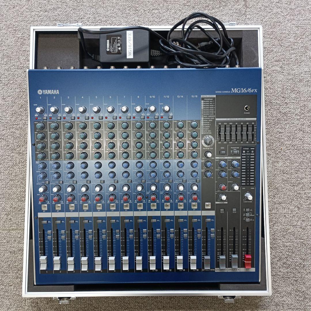 ヤマハ YAMAHA MG16/6fx 美品 ハードケース付き