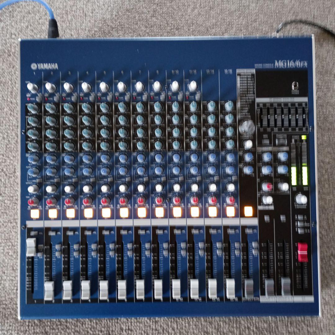 ヤマハ YAMAHA MG16/6fx 美品 ハードケース付き