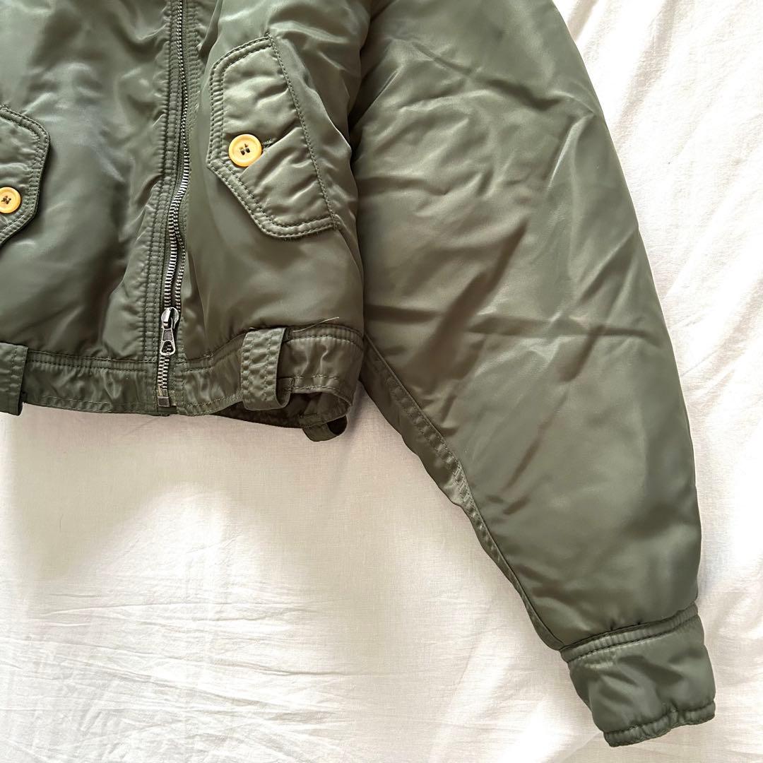 ミリタリーブルゾンファーMartine Sitbon 00s n2b ショート丈