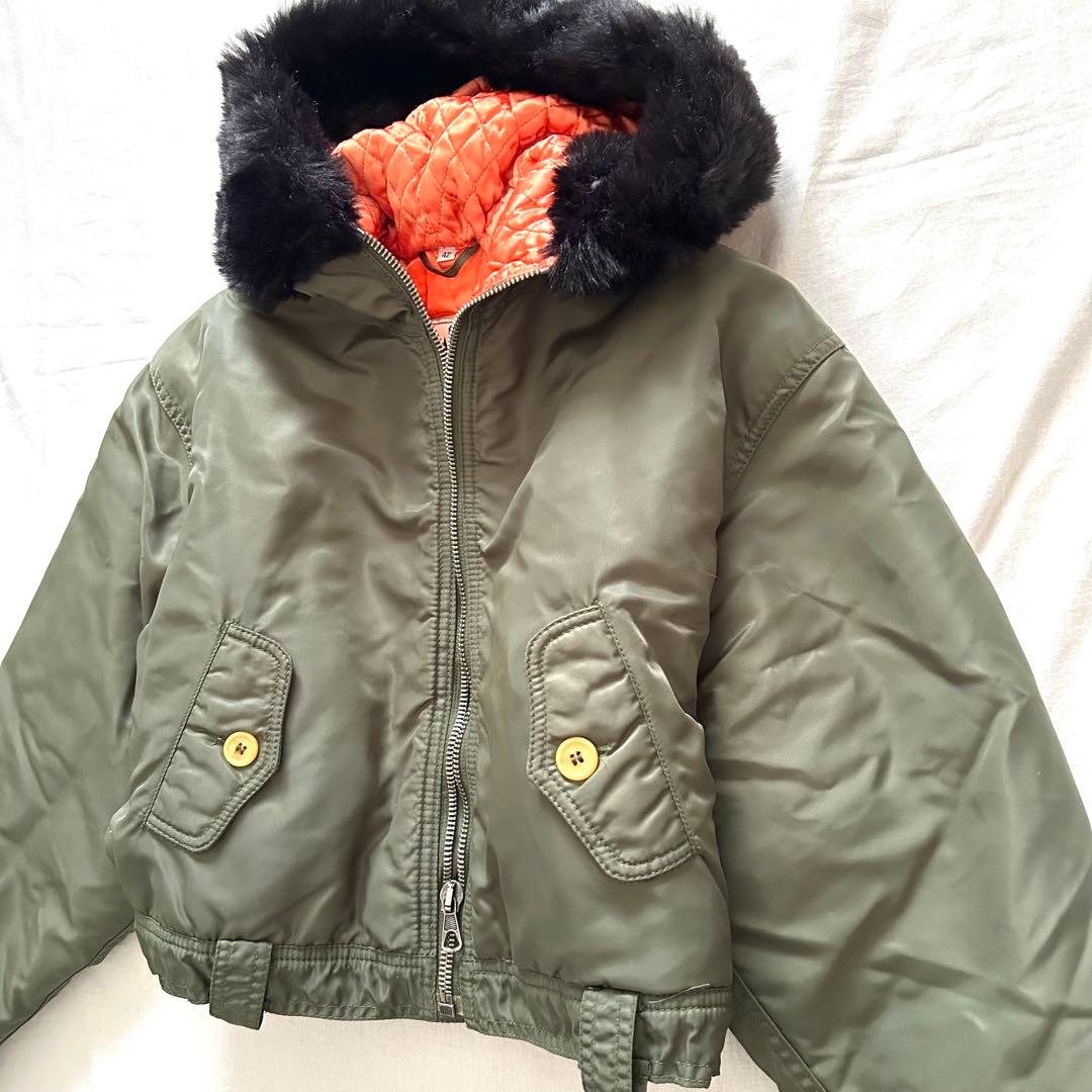 ミリタリーブルゾンファーMartine Sitbon 00s n2b ショート丈