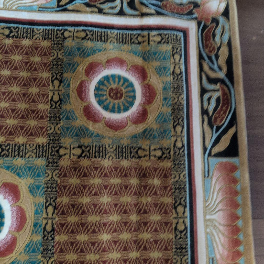 仏宝座 （十三仏）高級敷物　絨毯　ラグ 絹100% シルク 希少