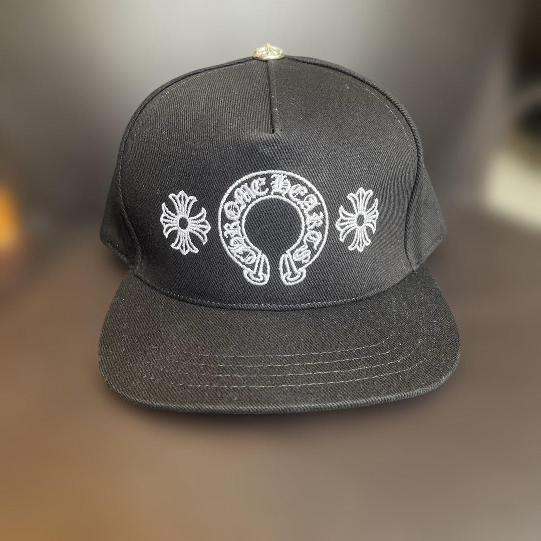 CHROME HEARTS 黒 キャップ　ベースボールキャップ