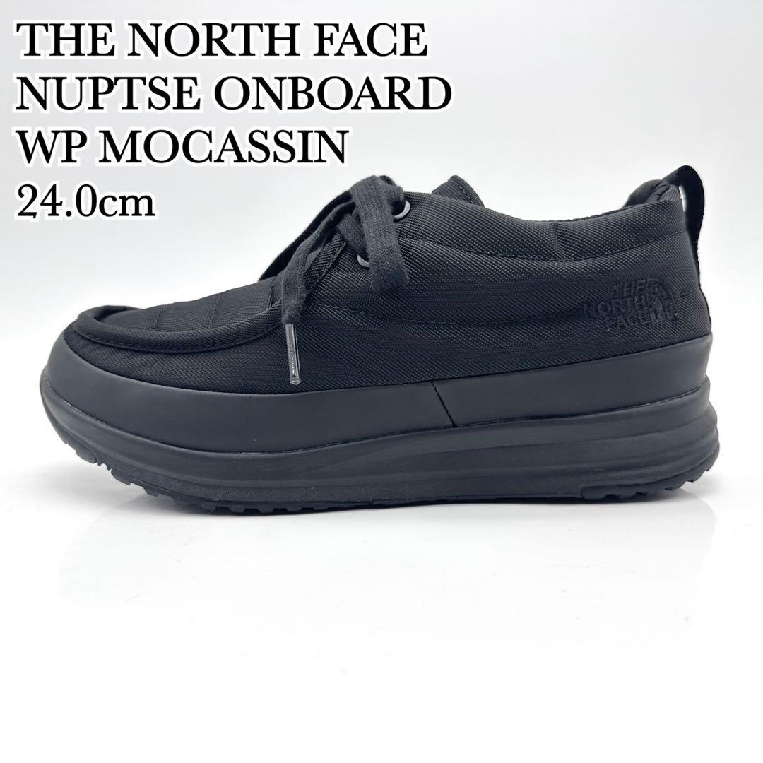 【極美品】ザ ノース フェイス ヌプシ オンボード WP モカシン ブラック