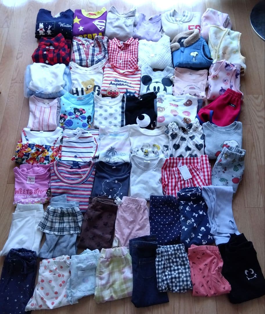 ベビー服 まとめ売り 90cm 51着 保育園着