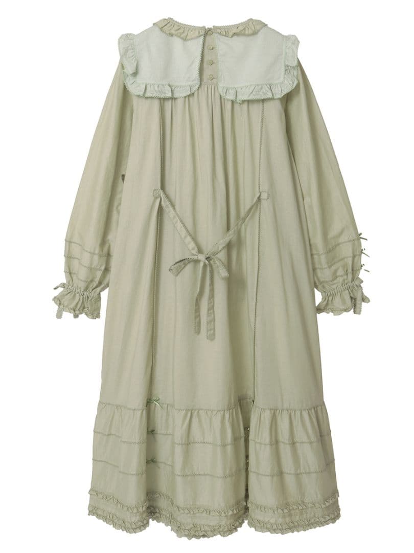 神*】様 タブリエ付きワンピース☆ピンクハウス☆マスカット