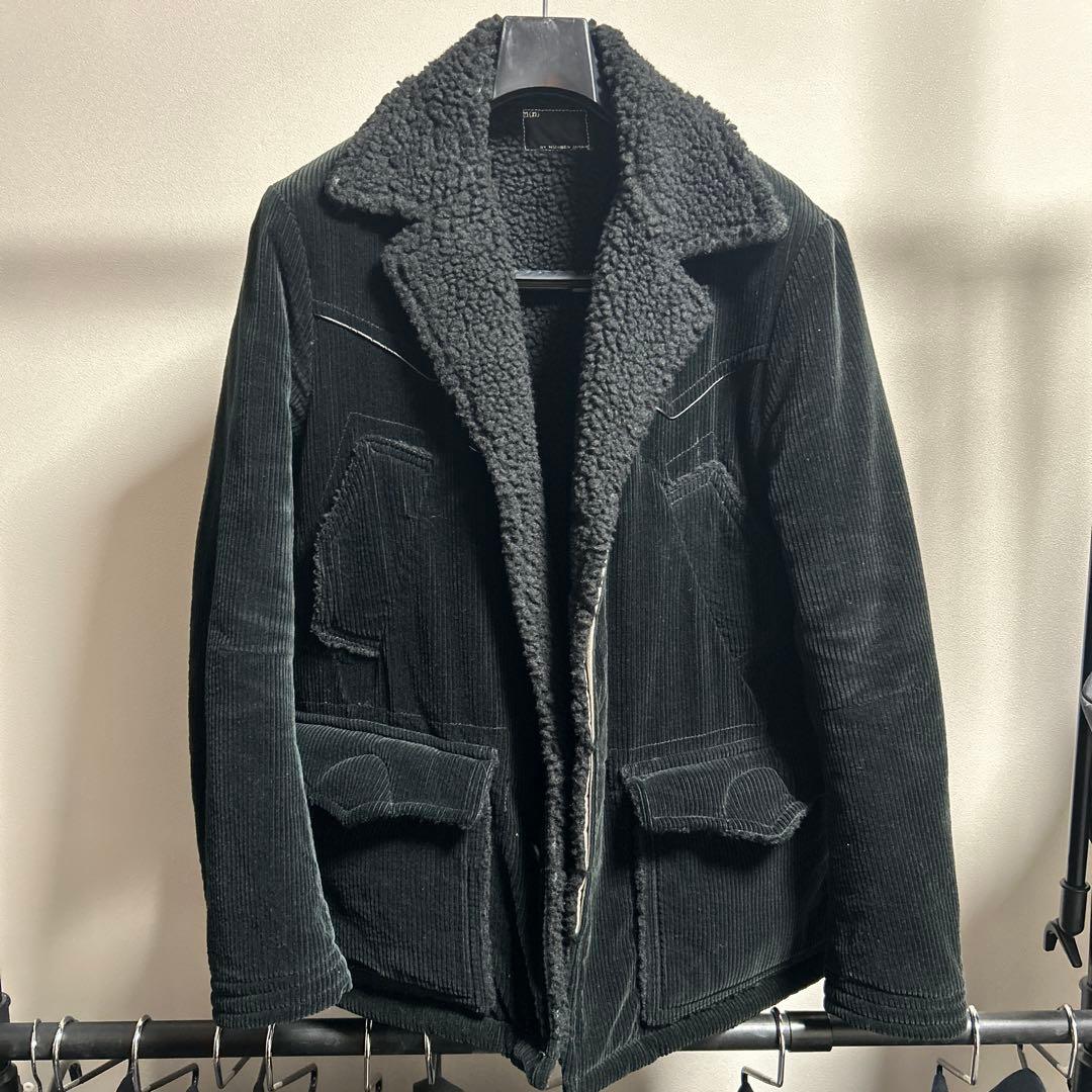 【美品】エヌバイナンバーナイン　コーデュロイジャケット　黒　サイズ3