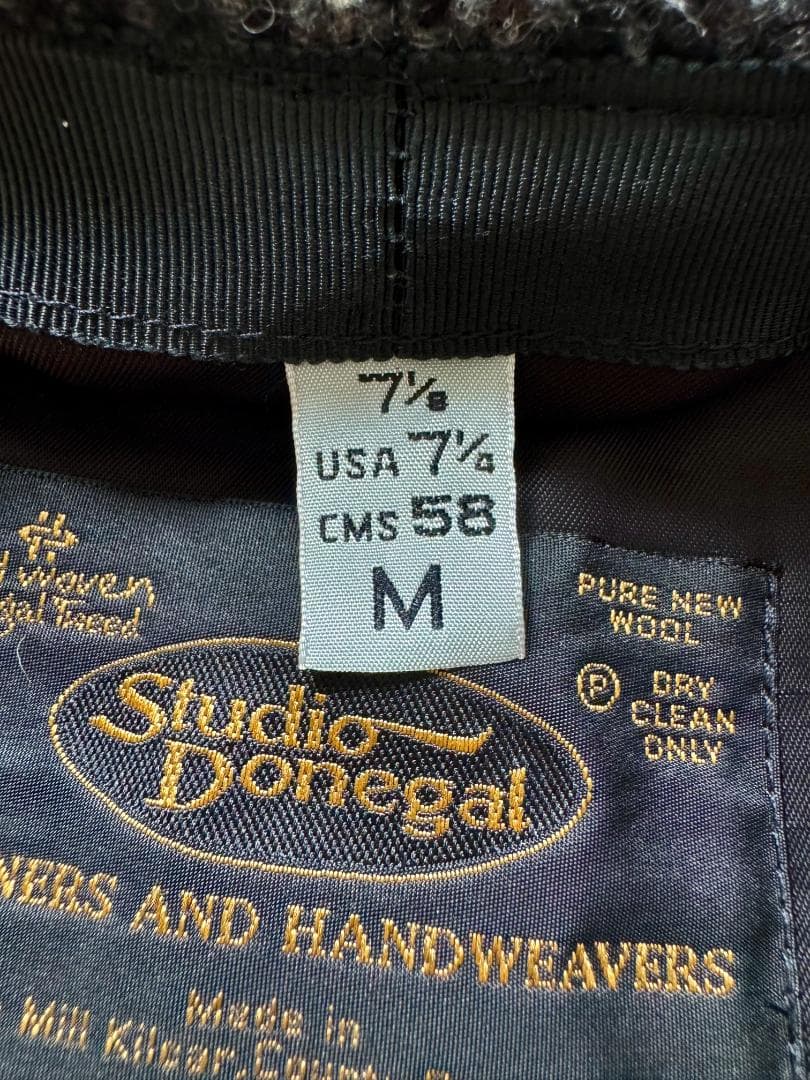 新品未使用品　アナトミカ　ドネガルツイード　キャスケット ニュースボーイキャップ