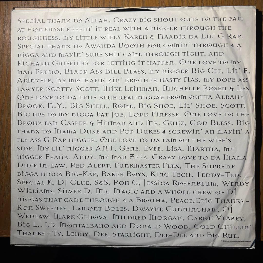 KOOL G RAP / 4,5,6 US正規LP 名盤 HIPHOP NAS