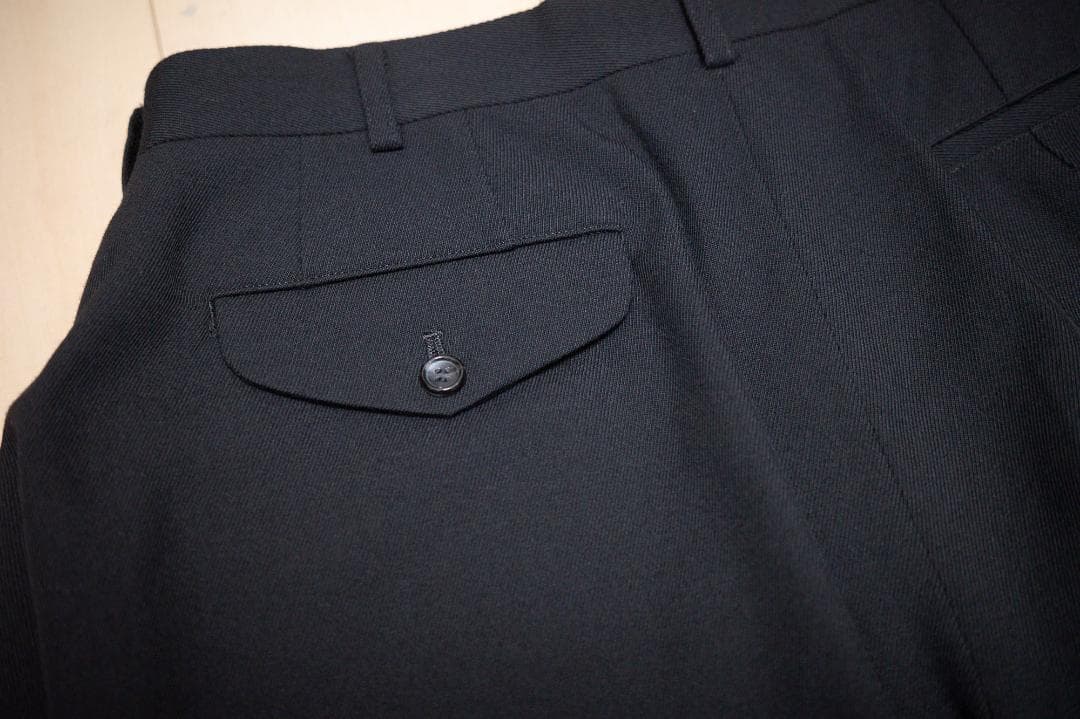 【25AW/美品】コムデギャルソンオムプリュス ウールギャバ ショートパンツ M