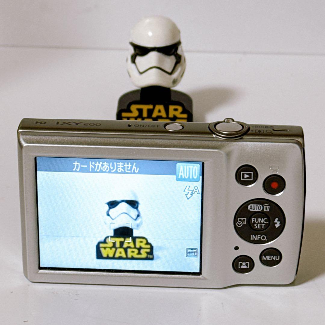 【美品】Canon キャノン コンパクトデジタルカメラ IXY 200 シルバー
