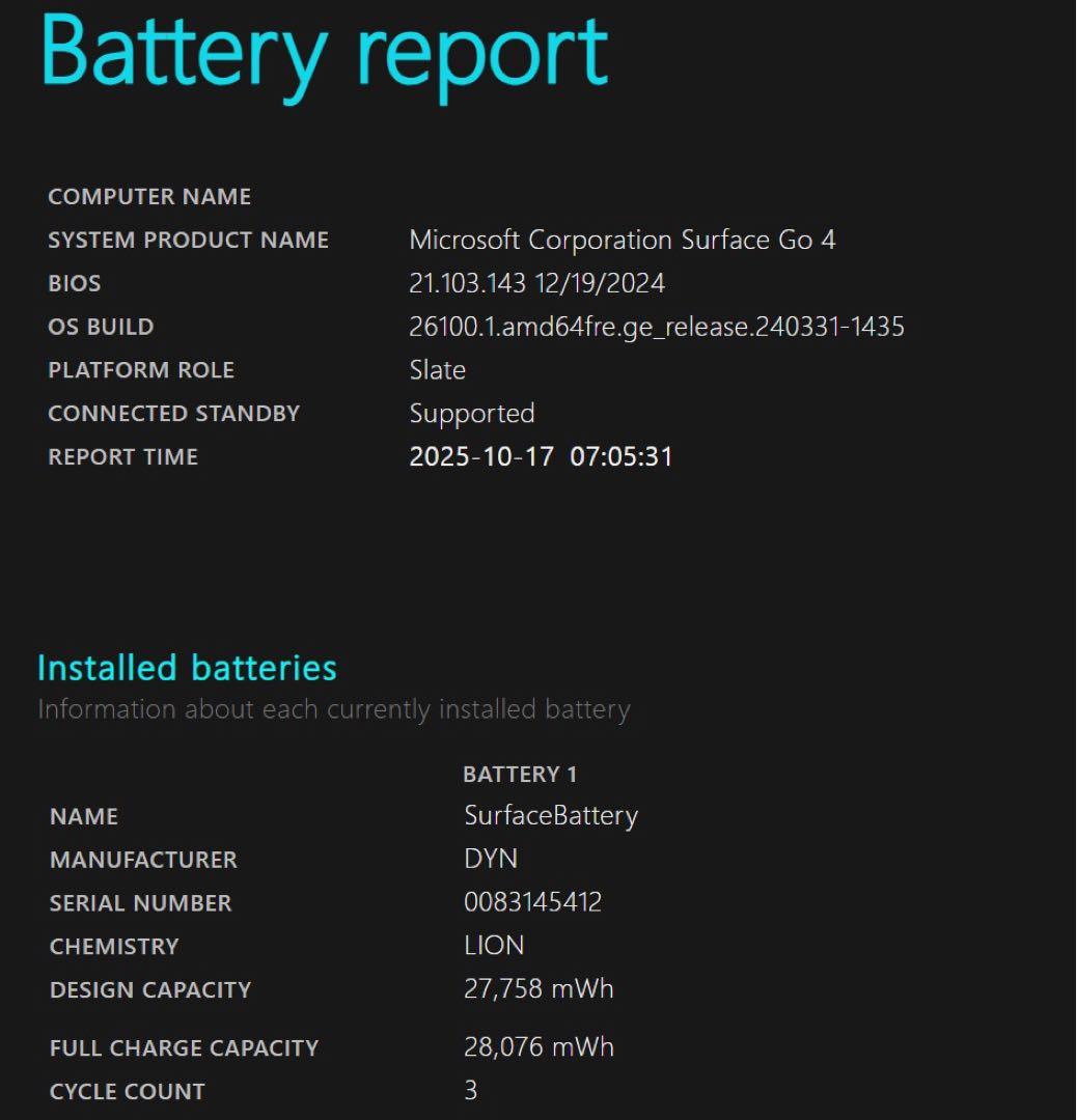 Surface Go 4 タイプカバー付き（win11 pro）