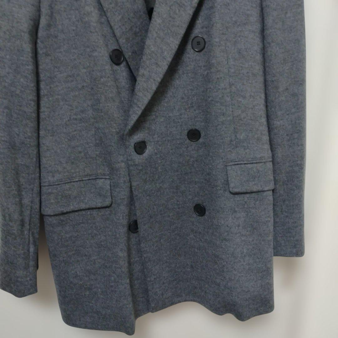 希少23区大きいサイズ ウール ダブルブレストジャケット サイズ50